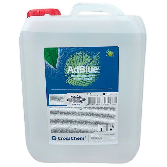 Жидкость AdBlue / АДБЛЮ CrossChem для катализаторов (мочевина) 5л
