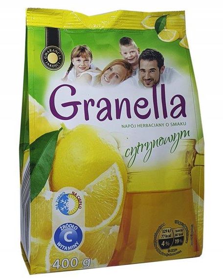 Чай гранульований розчинний зі смаком лимона Granella 400 г, Польща