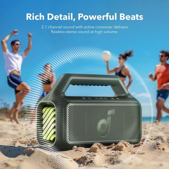 Портативна акустика Anker SoundСore Boom 2 Green | Зображення 2