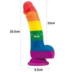 Фалоімітатор - Prider Dildo 8" | Зображення 1
