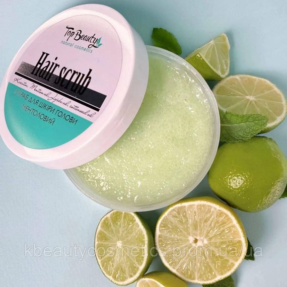 Скраб для шкіри голови з ментолом та олією м'яти Top Beauty | Зображення 3