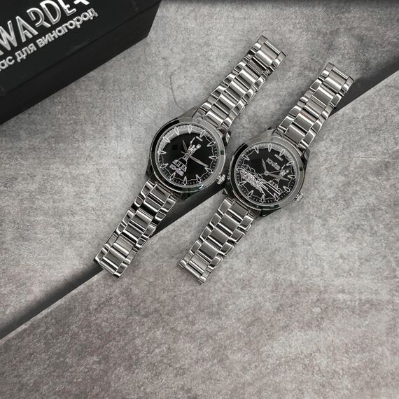 Жіночий годинник Awarder 035 Київ I Silver-Black | Зображення 8