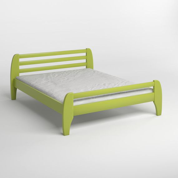 Двоспальне дерев&#039;яне ліжко Mebigrand Мілан Лайм (S3050G70Y) 140х190 см (MBG-6255) | Зображення 1