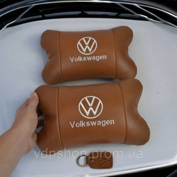 Автоподушка для голови і шиї Volkswagen, Подушка для комфорту в авто Комфортна подушка автомобіля TM-82 | Зображення 2