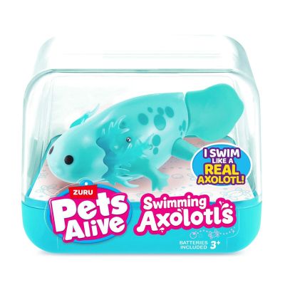 Интерактивная игрушка Pets &amp; Robo Alive S1 Аксолотль (бирюзовый) (9556B)