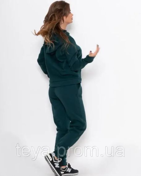 Спортивний костюм для жінок колір темно-зелений розміри M, S, XL, L FI_004921 | Зображення 1