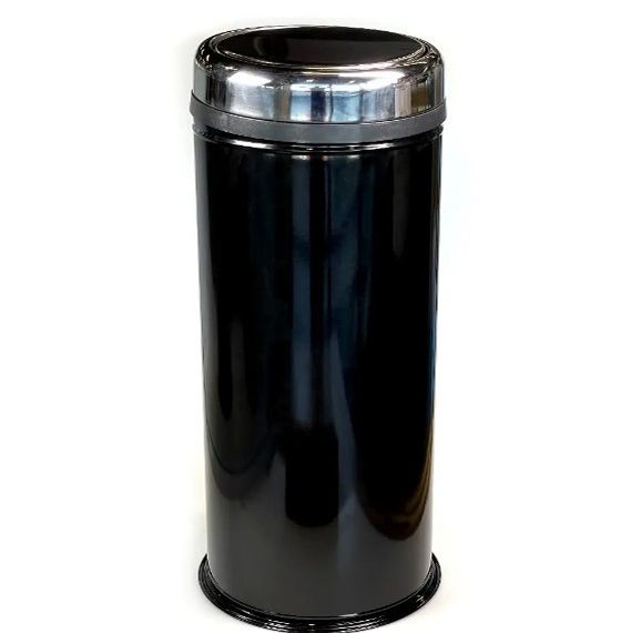 Відро для сміття Maxiflow 27 літрів з кришкою чорне 4513.0000S.102.27