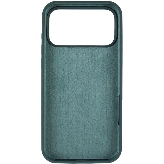 Чохол Silk Full Protective (AA) NO LOGO для Apple iPhone 17 Pro / 18 Pro (6.3") Зелений / Forest green | Зображення 2