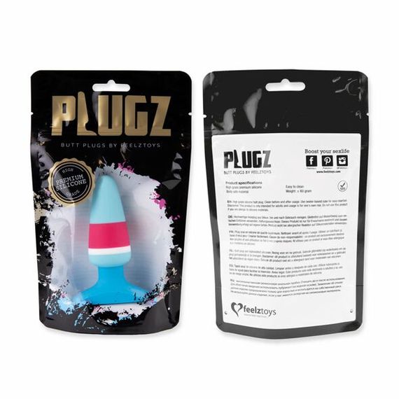 Анальна пробка FeelzToys - Plugz Butt Plug Colors Nr. 1 | Зображення 2