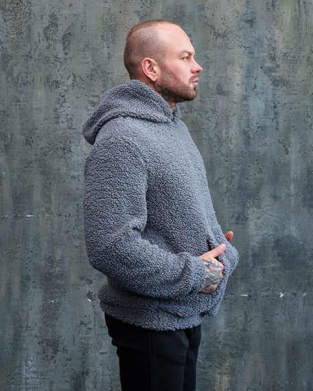 Худи Ведмедик серый S M | Зображення 3