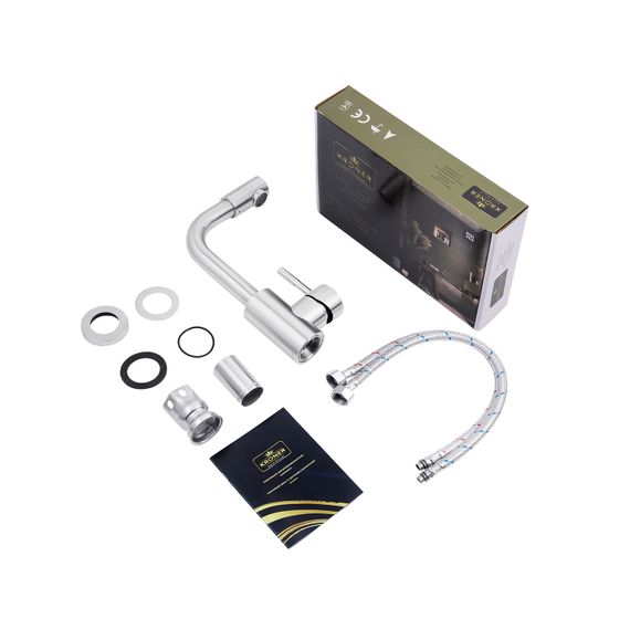 Змішувач для раковини Kroner KRM Edelstahl Klassisch - ESG012 (CV023008) | Зображення 2