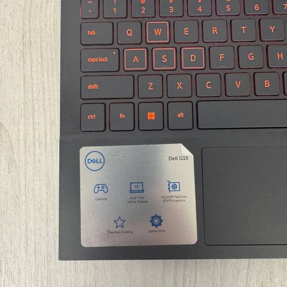 Игровой ноутбук Б-класс Dell G15 5530 / 15.6" (1920x1080) IPS / Intel Core i7-13650HX (14 (20) ядер по 3.6 - 4.9 GHz) / 16 GB DDR5 / 512 GB SSD / nVidia GeForce RTX 4060, 8 GB GDDR6, 128-bit / WebCam б/у | Зображення 6