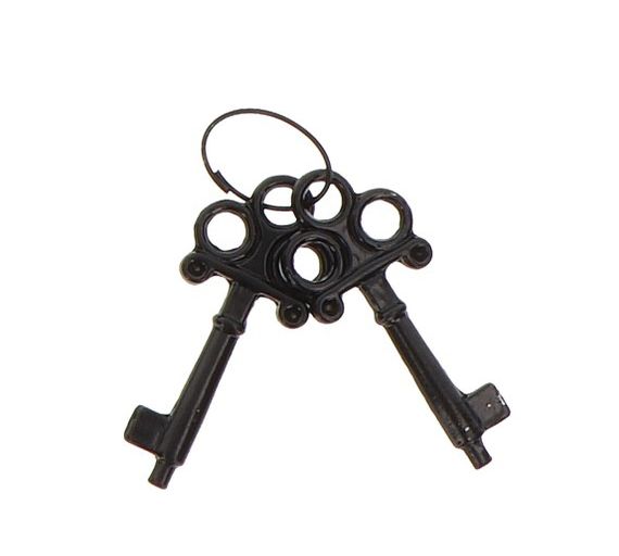 Наручники на ланцюжку з ключами TOY JOY чорні | Зображення 3