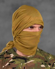 СЕТКА-ШАРФ МАСКИРОВОЧНАЯ  койот ВТ6027
