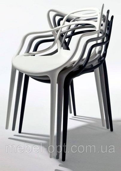 Стілець Masters Chair, чорний пластик PP, дизайн Philippe Starck | Зображення 6