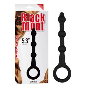 Анальний ланцюжок силікон Chisa Black Mont 13.5 sm чорний Sex Aura