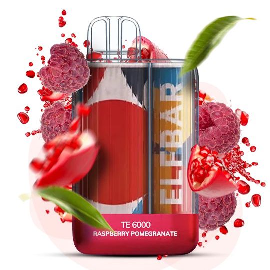Elf Bar TE6000 5%. Малина Гранат (Raspberry Pomegranate)