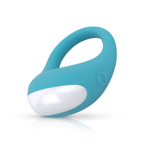 Ерекційне кільце Cala Azul Jose Vibrating Cockring з вібрацією, USB, водонепроникне IPX7, стимуляція | Зображення 3