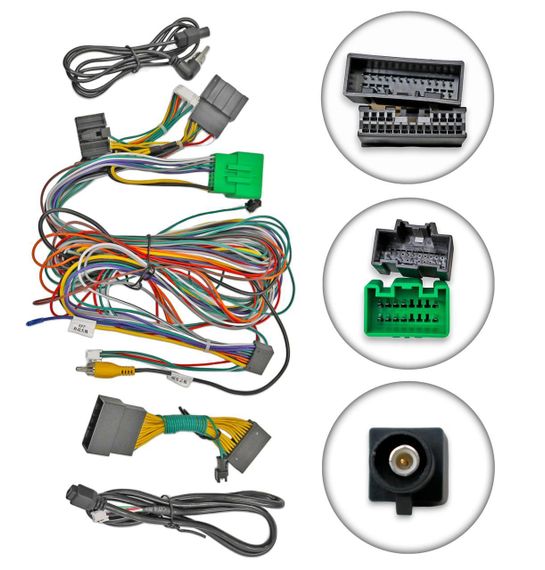 Перехідник живлення серії QIV з адаптером CAN-BUS для Buick QBR-W BK-1029 (дрот)