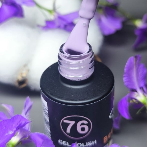 Гель-лак для нігтів Bee Nails 076 (блідо-ліловий) 8мл