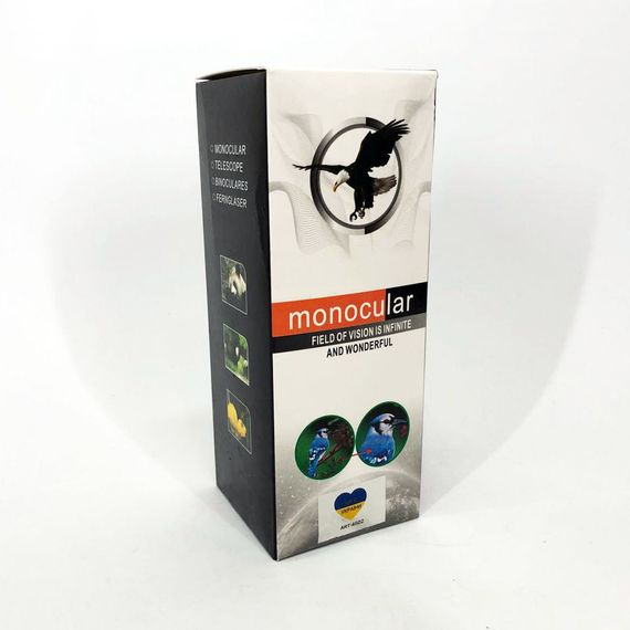 Монокуляр Bushnell 16x52 PowerView монокль, Бушнел, підзорна труба FJ-750 з чохлом | Зображення 6