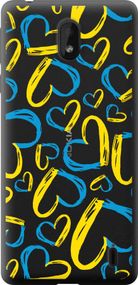 Чехол на Nokia 1 Plus Сердца UA "5292u-1677-17620"