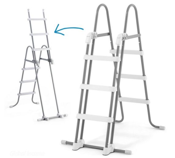 Басейн каркасний прямокутний 6 в 1 INTEX 26792, 488 x 244 x 107 см, сірий (DM-26792) | Зображення 6