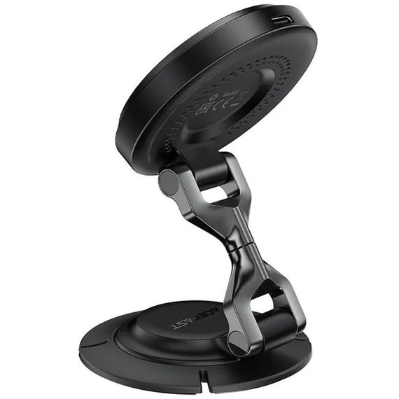 Автодержатель с БЗУ Acefast D65 Magnetic Wireless Charging 15W Black | Зображення 2