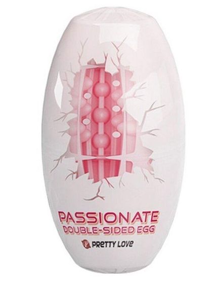 Мастурбатор яйцо Pretty Love - Passionate Double-Sided EGG, BI-014832-1 Sex Aura | Зображення 3