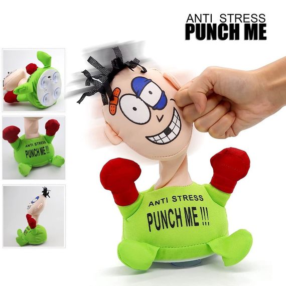 Мягкая Игрушка антистресс "Ударь меня" со звуком / Интерактивная игрушка Punch Me | Зображення 1