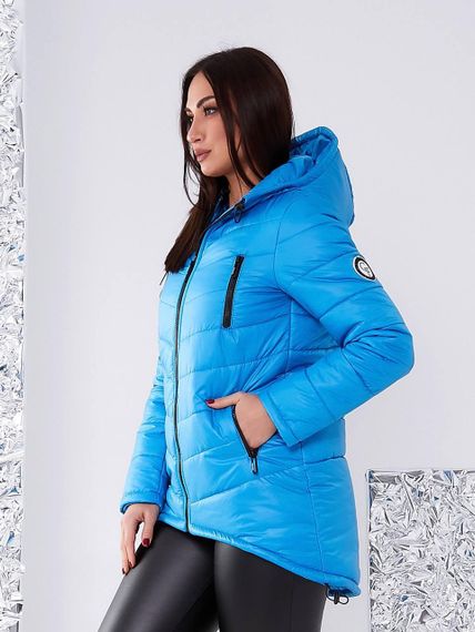 Елегантна жіноча парка, арт. 300, блакитний | Зображення 3