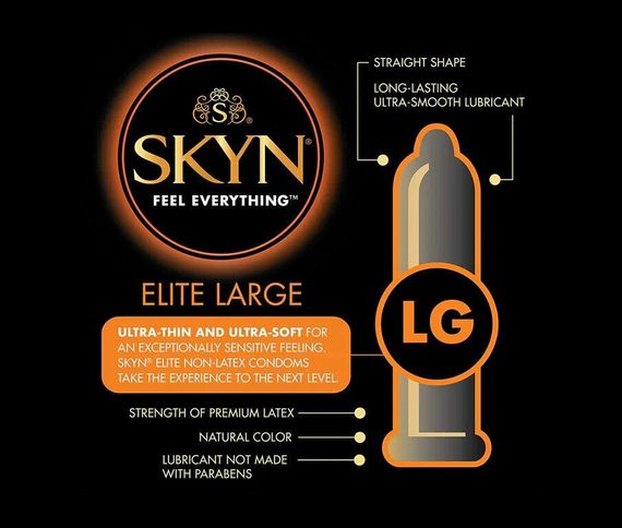 Презервативи ультратонкі SKYN Large великого розміру (ціна за пачку, 10 шт.) Sex Aura | Зображення 2