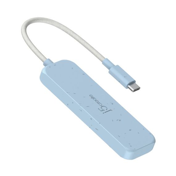 Хаб J5create JCH341EC-N USB-C на 4 USB-A, блакитний | Зображення 2