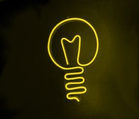 Неоновий світильник Лампочка 205х320 acr-n000049