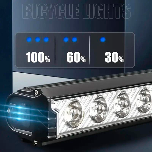 Мощный велосипедный фонарь FY-339B, 3LED, белый и желтый свет, влагозащита, АКБ Li-Ion, ЗУ Type-C | Зображення 2