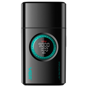 Электробритва VGR V-377 BLACK шейвер, двойное лезвие, регулировка мощности, LED дисплей