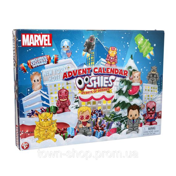 Набор игровых фигурок Oоshies – Адвент-календарь Марвел | Зображення 1