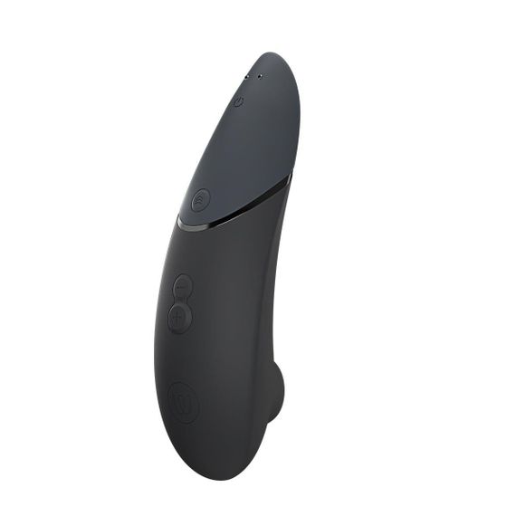Вакуумний кліторальний стимулятор Womanizer Next Black, 3D Pleasure Air, 14 рівнів інтенсивності sexstyle