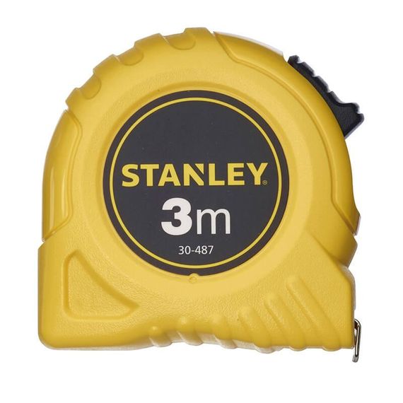 Рулетка измерительная GLOBAL TAPE длиной 3 м, шириной 12,7 мм, в пластмассовом корпусе STANLEY 0-30-487 | Зображення 1