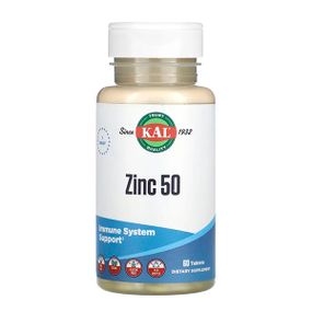 Микроэлемент Цинк KAL Zinc 50 mg 60 Tabs