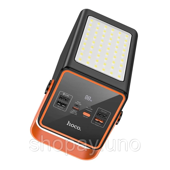 Повербанк с фонарем 90000mAh 22.5W Hoco J107 Super 333Wh PD20W 4xUSB/Type-C/MicroUSB | Зображення 2