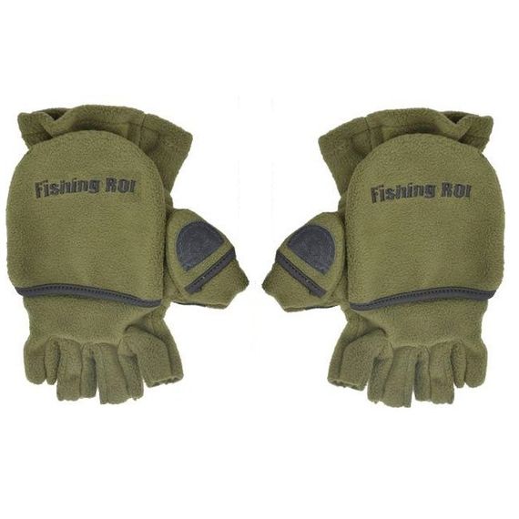 Рукавички Fishing ROI рибальські з пал. (олива) L (18-02-01) | Зображення 2