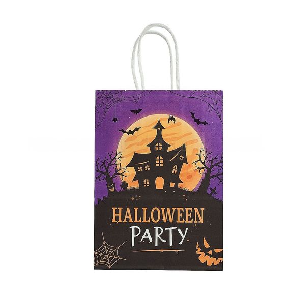 Паперовий пакет Halloween Babydoll 21х15х8 см. Фіолетовий 433-3 | Зображення 5