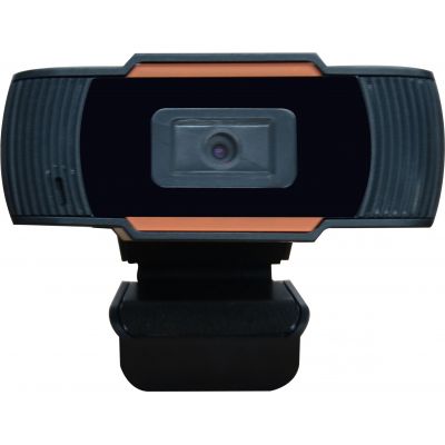Веб-камера Okey HD 720P Black/Orange (WB100) | Зображення 1