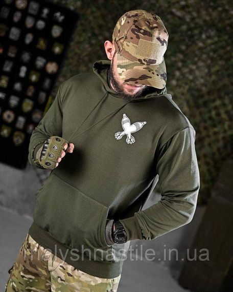 Тактическая худи MAKLIN миномет олива ДЛ7061 | Зображення 3