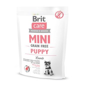 Корм Brit Care Mini Grain Free Puppy Lamb гіпоалергенний беззерновий з м'ясом ягняти для цуценят мініатюрних порід віком від 2 тижнів 0.4 кг