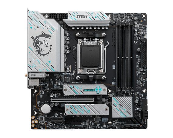 Материнcька плата MSI B650M GAMING PLUS WIFI sAM5 B650 4xDDR5 HDMI DP WiFi BT mATX 911-7E24-013