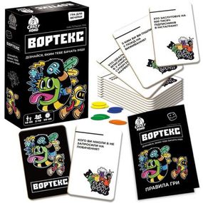 Гра настільна розважальна "Вортекс" Crazy Koko 14+ (укр)