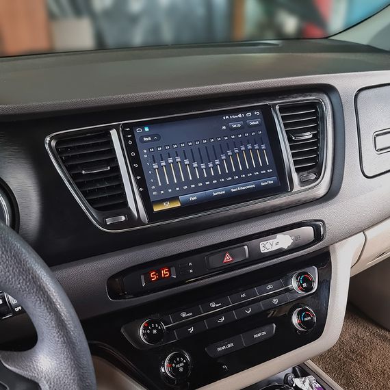 Штатная магнитола Lesko для Kia Sedona III 2014-2021 экран 9" 4/64Gb CarPlay 4G Wi-Fi GPS Prime Киа Седона | Зображення 4
