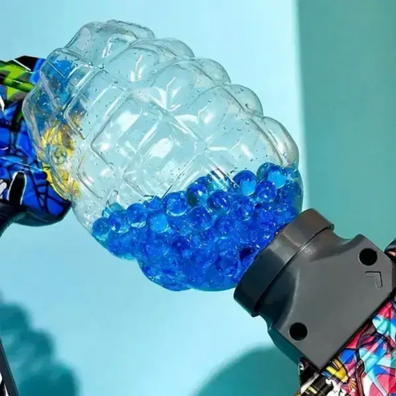 Пістолет АВТОМАТ для хлопчиків Орбібольний з гелевими кульками Water gun AND для вулиці, двору, дачі, дитячих заходів | Зображення 8